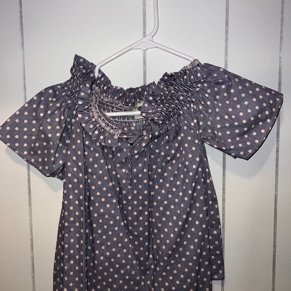 Paper Crane Polka Dot Blouse